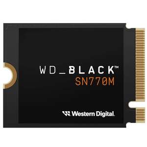 2TB - WD_BLACK SN770M M.2 2230 Gen4 NVMe SSD, Great for Steam Deck, Asus Rog Ally, Legion Go handheld - Speeds up to 5,150MB/s, TLC 3D NAND