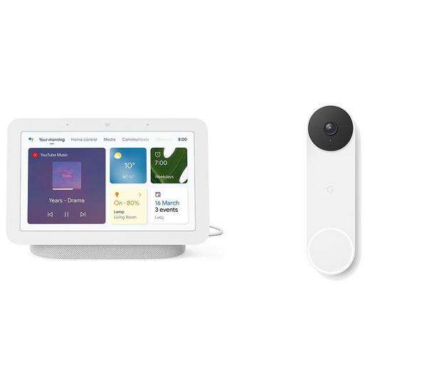 Google Nest Doorbell (Battery) + Google Nest Hub Bundle £160 @ City Plumbing