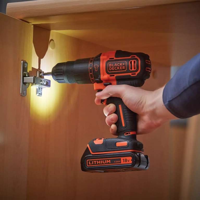 Black & Decker18V Cordless Combi Drill and Impact Driver (BCK25S2S-GB) - £50 with free collection @ Homebase