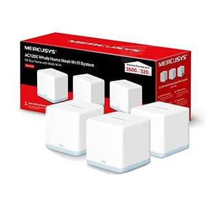 Mercusys AC1300 Whole Home Mesh Wi-Fi System, Halo H30 3-pack