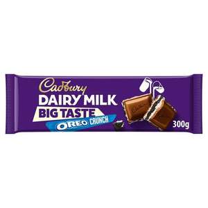 Cadbury Dairy Milk Big Taste Oreo Chocolate Bar 300g - Instore Cromwell Road
