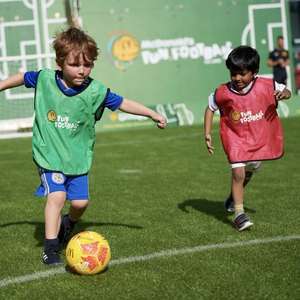 Free kids football coaching September to October - England @ Fun Football Centre (McDonald's)