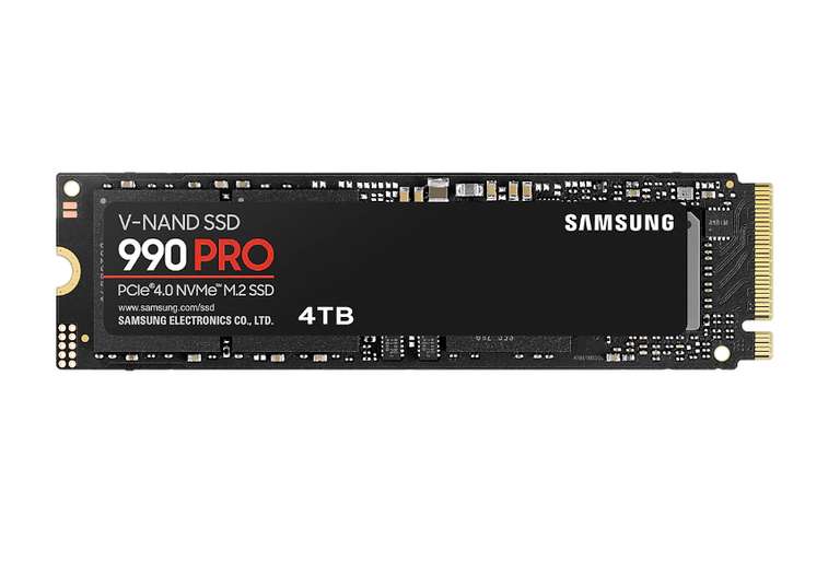 4TB 990 PRO PCIe 4.0 NVMe M.2 SSD (+ £70 Samsung cashback / 15% Quidco)