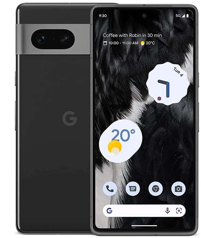 Google Pixel 7 128GB 5G + 200GB Data & UL Mins & Texts (Vodafone) + Free Fitbit Versa 4, £28pm (24m) @ Mobile phones direct - TCB applicable