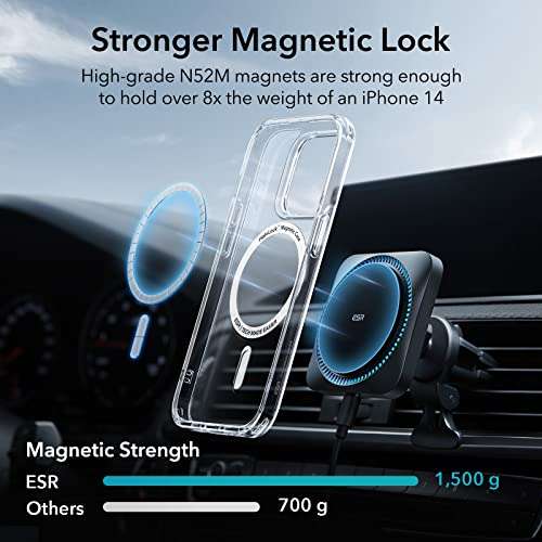 ESR for iPhone 14 Pro Case (Clear only) with MagSafe - £7.99 with voucher Dispatches from Amazon Sold by BDCollection EU Store