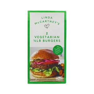Linda McCartney's 2-pack Vegetarian 1/4lb Burgers 227g (Osmaston Park Road, Derby)