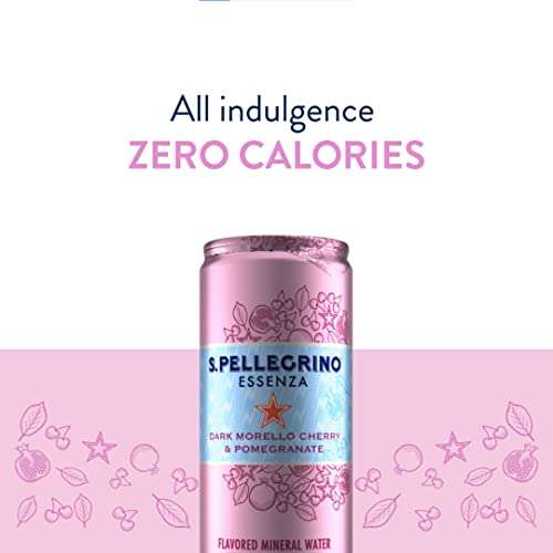 San Pellegrino Essenza Sparkling Water Lightly Flavoured Cherry & Pomegranate 12x330ml - £6 / £5.60 S&S with voucher @ Amazon