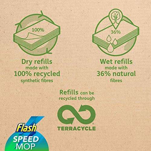 Flash Floor Cleaner Speedmop Starter Kit, Fast Easy & Hygienic Floor Mop - £13.75 @ Amazon
