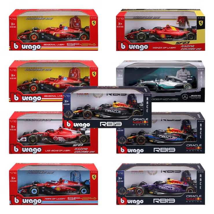 Maisto Cars 1:18 Formula 1 Diecast Individual Cars - Assortment (9 Different Designs) At Checkout