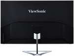 ViewSonic VX3276-2K-MHD-2 32" IPS QHD Monitor with 103% sRGB, 2x HDMI, DisplayPort, Mini DisplayPort, Eye Care