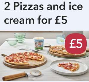 Super Saver Deal - 2 Pizzas and Tub of Ben & Jerry’s Ice Cream for £5 (Totum £4.50) @ Co-op