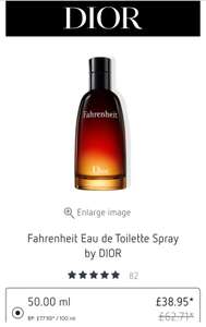 Fahrenheit Eau de Toilette Spray by DIOR - £38.95 delivered @ Parfumdreams