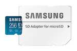 Samsung EVO Select 256GB microSDXC UHS-I U3 130MB/s Full HD & 4K UHD Memory Card