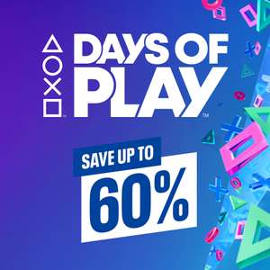 Days of Play Sale - All PS4 & PS5 Discounts 29/5/24