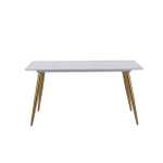 Kendall 6 Seater Rectanglular Dining Table, Marble Effect - £89.50 + £9.95 delivery @ Dunelm
