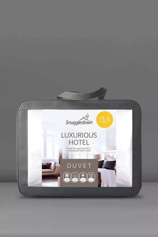 Snuggledown Luxurious Hotel 13.5 Tog Duvet Single £27.50 / Double £32 / King £35.50 - Sold & delivered by John Cotton Group via Debenhams