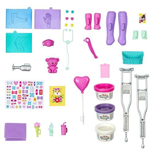 Barbie Clinic Playset, Brunette Barbie Doctor Doll, 30+ Play Pieces - £15.47 (free click & collect) @ Argos