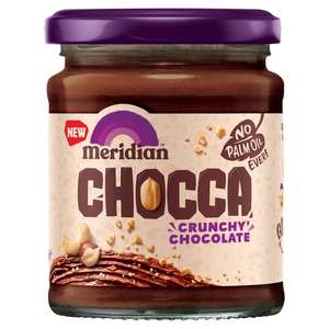 Meridian Chocca Crunchy Chocolate 240g (Clubcard Price) £2 @ Tesco