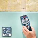Bosch Professional Stud Finder GMS 120 (Max. Detection Depth Wood/Magnetic Metal/Non-Magnetic Metal/Live Cable: 38/120/80/50 mm