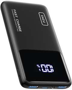 INIU Power Bank, 10000mAh Slimmest Fast Charging Portable Charger, 22.5W Battery Pack w/voucher and code sold by TopStar /FBA