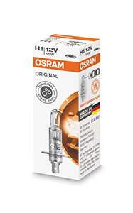 OSRAM ORIGINAL H1 halogen headlamp bulb £1.44 @ Amazon (+£4.99 NP)