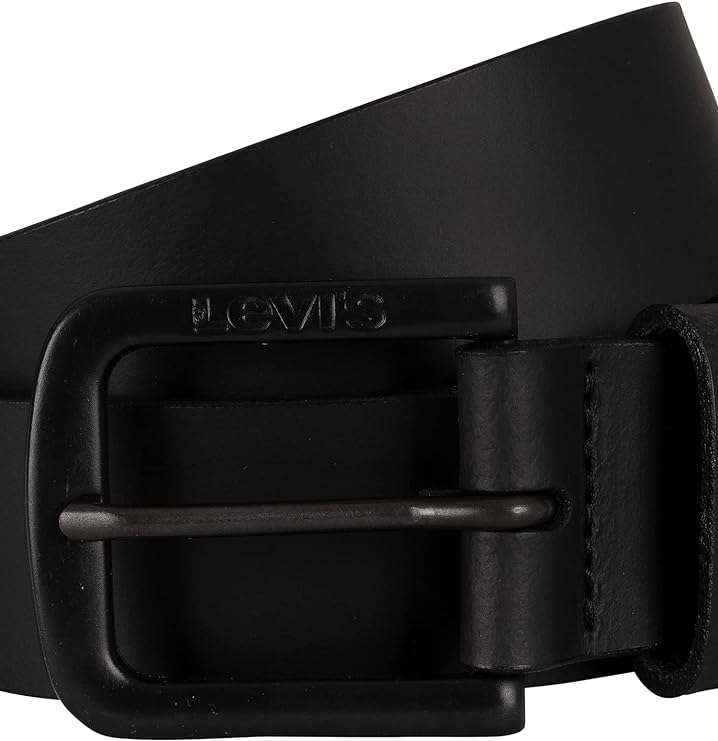 Levi's Men's Seine Black Leather Belt (Multiple Sizes)