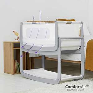 SnüzPod4 Baby Bedside Crib – Dove Colour - £159 @ Amazon