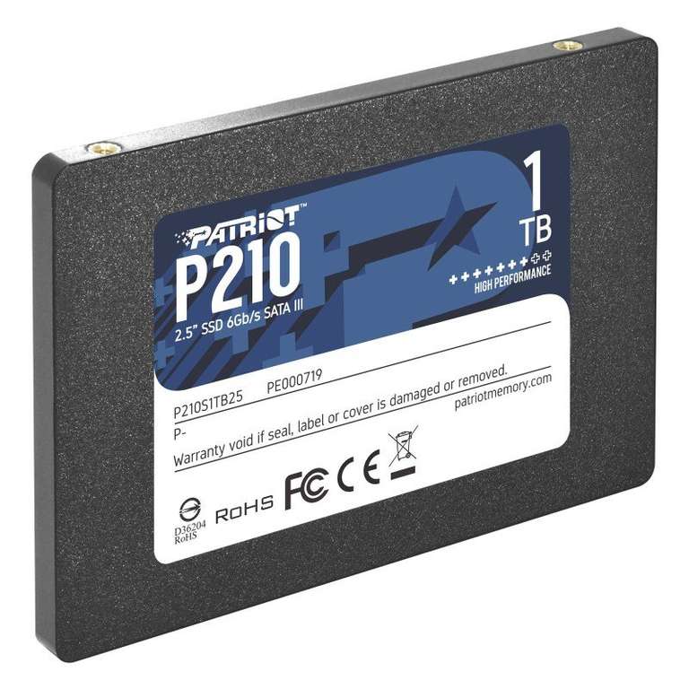Patriot P210 1TB 2.5" SATA III SSD - £45.48 @ Ebuyer