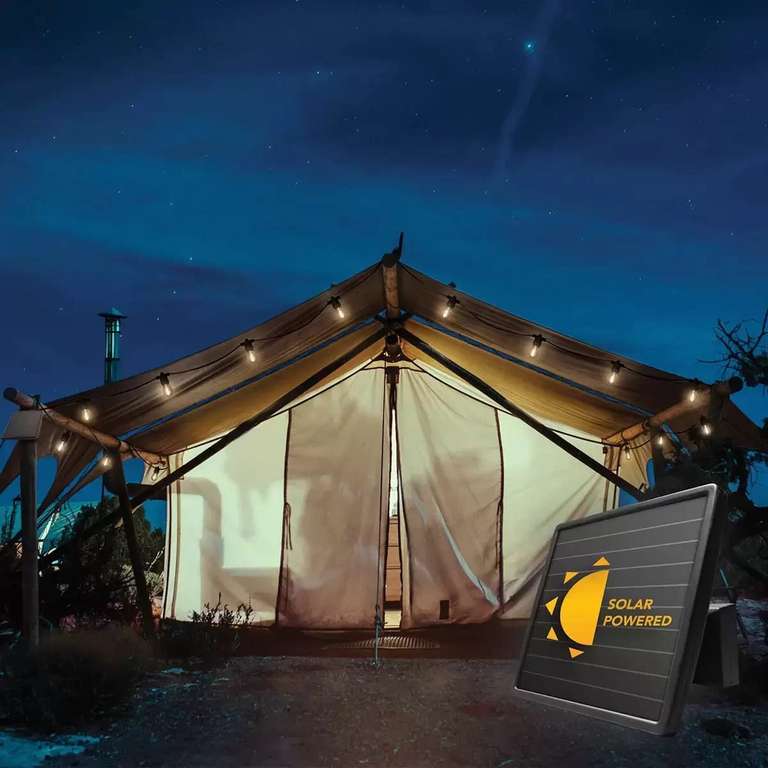 sunforce solar string lights remote