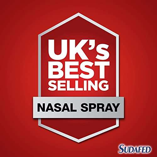 Sudafed Blocked Nose Spray, Relief From Congestion 15ml - £2.80 / £2.52 with Subscribe and Save @ Amazon