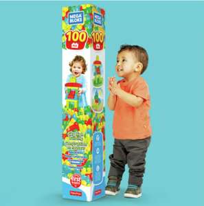 Mega Bloks 100 Piece Tube now £10 with free click and collect from Argos