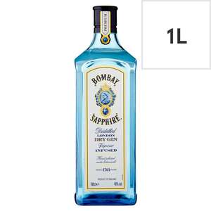 Bombay Sapphire Gin 1L | £20 (Clubcard Price) @ Tesco