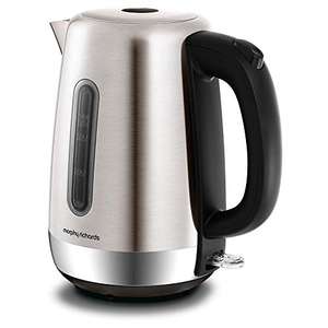 Morphy Richards 102786 Brushed Equip Stainless Steel Jug Kettle, 3000 W, 1.7 Litre, Brushed £16.99 @ Amazon