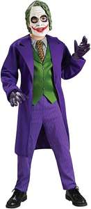 Rubie's Official DC Comics Joker Deluxe Child's Costume, Batman Super Villain, Size M