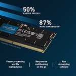Crucial RAM 32GB Kit (2x16GB) DDR5 4800MHz CL40 Laptop Memory £77.49 @ Amazon