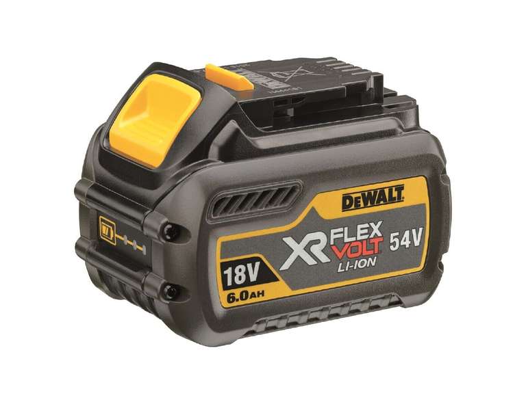 Dewalt DCB546 18v / 54v XR FLEXVOLT 6.0ah Battery DCB546-XJ Cordless Flex Volt - £82.20 with code @ buyaparcel / eBay