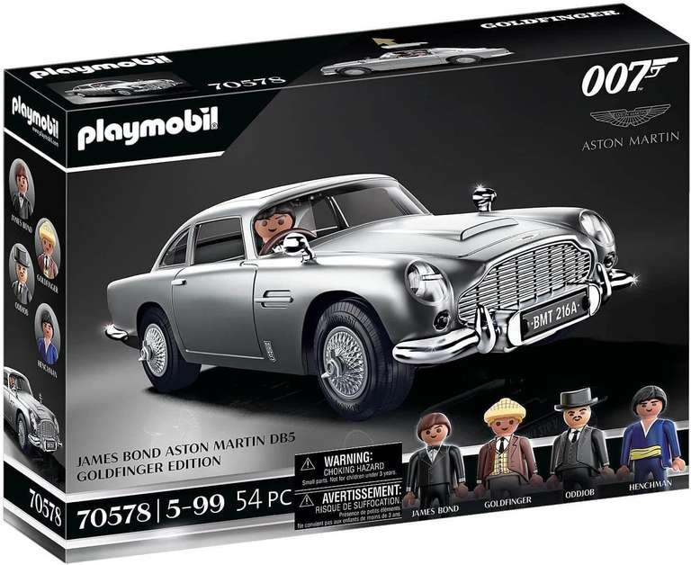 Playmobil James Bond Aston Martin DB5 - Goldfinger Edition 70578 £21.74 with code + free delivery @ BargainMax