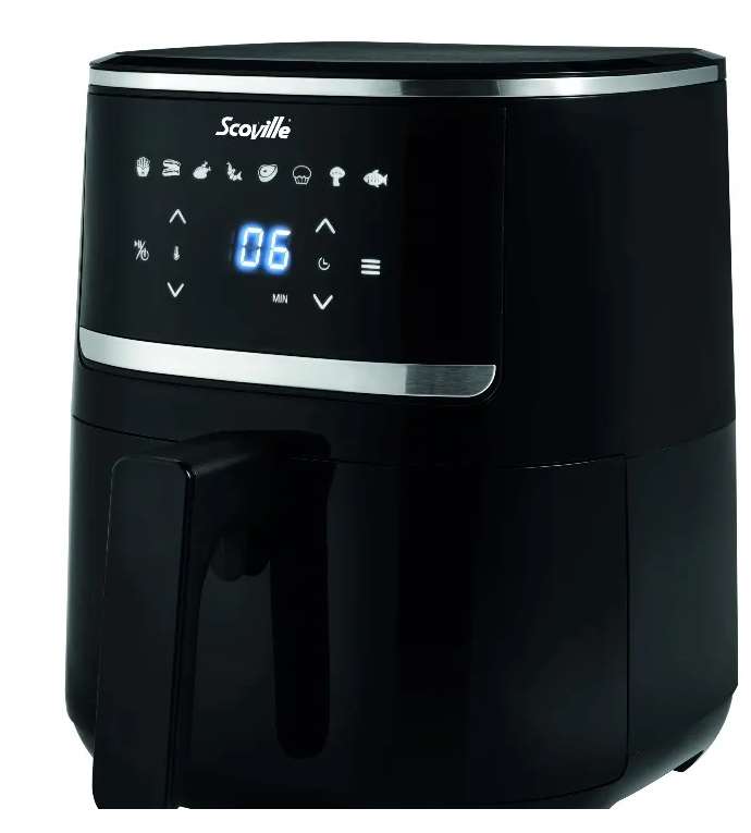 Scoville SAF102B 4.3L Digital Air Fryer Healthy Cooking 8 Digital Programs Black - Excellent - Refurbished with code - Direct Vacuums