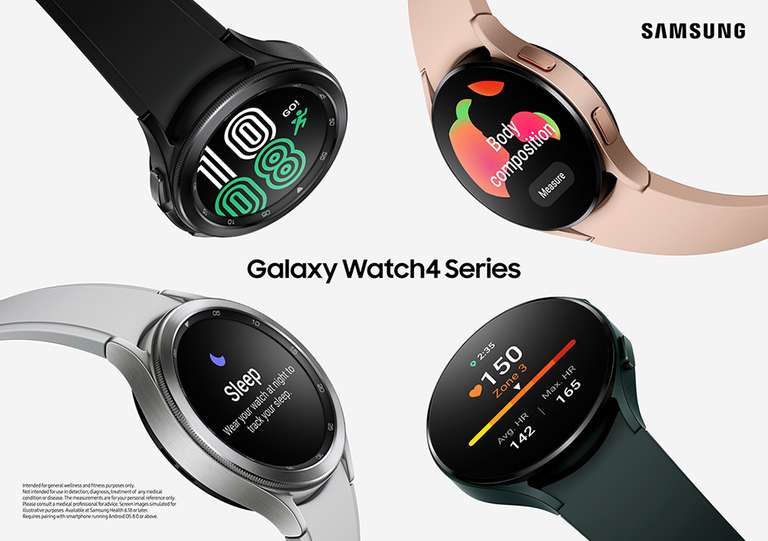 Samsung Galaxy Watch4 40mm Used From £59.99 (No Strap) - £79.99 44mm With Strap | Watch4 Classic From £79.99 42mm / Watch5 Pro £149@ XS Only