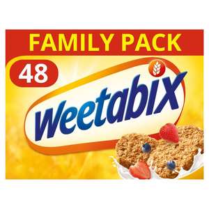 Weetabix Cereal 48 per pack - £4 @ Morrisons