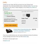 Amazon Basics Reversible Microfiber Comforter, grey/black, 225X220cm - £14.36 @ Amazon