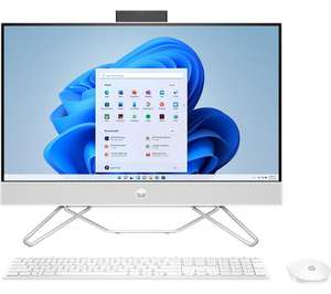 HP HP 24-cb1000na 23.8" Full HD All-in-One PC - Intel Core i3-1215U , 256 GB SSD, White, using code - FREE next day delivery