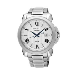 Seiko Premier White Dial D Watch £169 at AMJ Watches