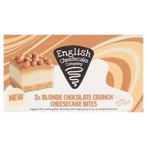 English Cheesecake Company Blonde Choc Cheesecake Bites 2x34g