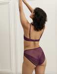 BOUTIQUE Joy Lace Wired Full Cup Bra (in Deep Mauve) - £7 + Free Click & Collect - @ Marks & Spencer