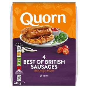 Quorn Best of British Sausages 240g £2 @ Waitrose