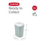 Curver Ready to Collect 10L Recycling Lift Top Bin Green £7.84 @ Amazon