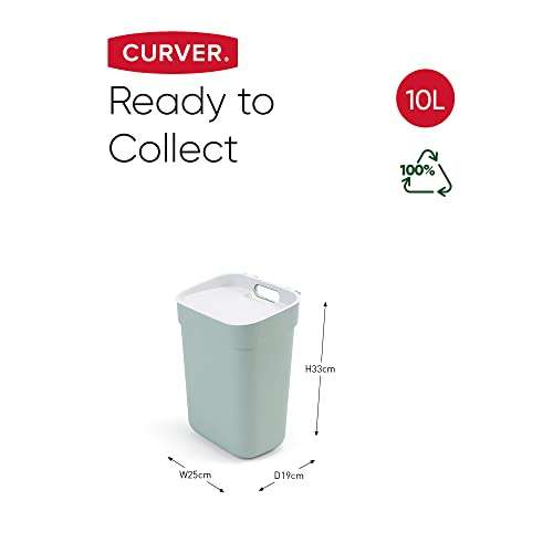 Curver Ready to Collect 10L Recycling Lift Top Bin Green £7.84 @ Amazon
