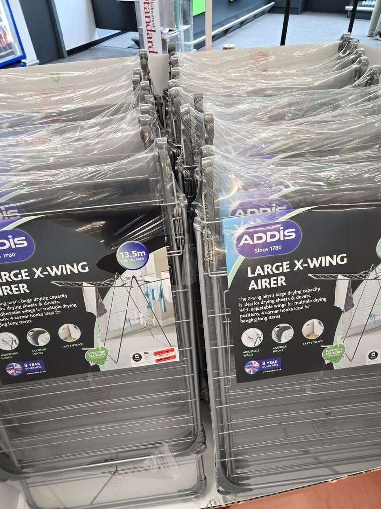 Addis Large X-Wing Airer - Instore Kilmarnock