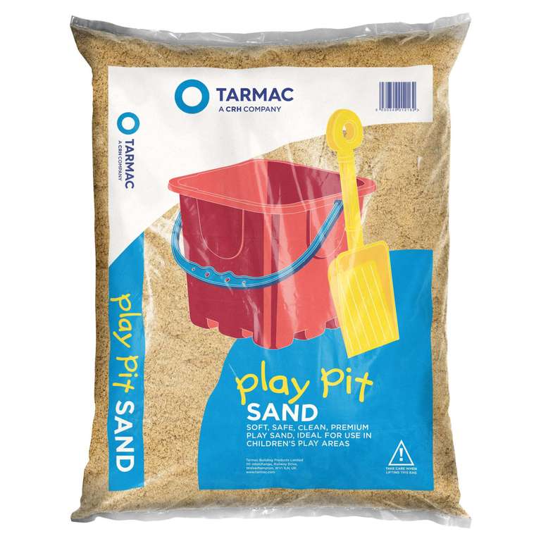 Tarmac Play Pit Sand - Large Bag (25kg) + Free C&C